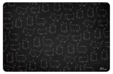 Ferribiella CATS BLACKBOARD MAT 43X28CM - Zue For Pet Supplies Co.