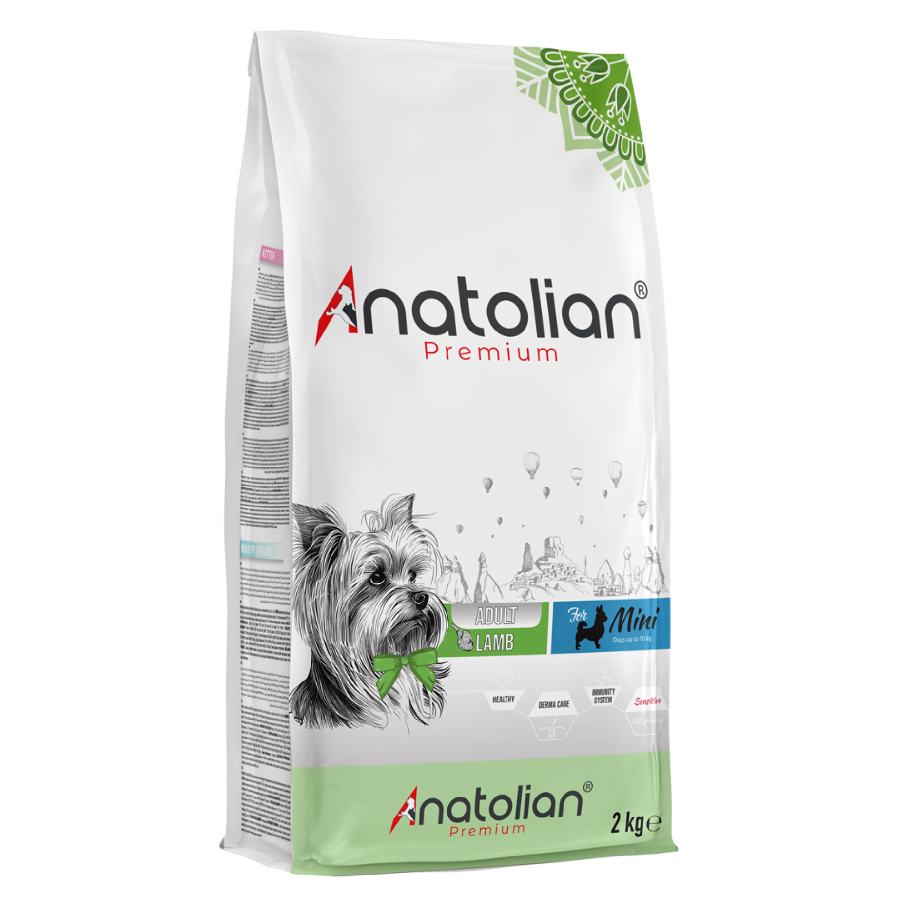 Anatolian - Lamb - Premium Dog Food Mini Breed .For Adult Dogs 2 Kg-	طعام الكلاب - Zue For Pet Supplies Co.