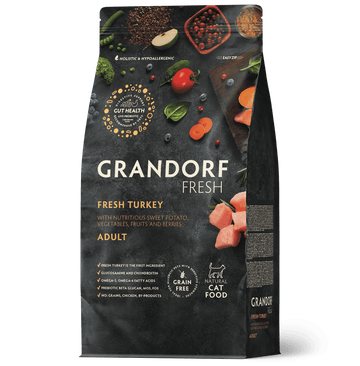 Grandorf Fresh – Fresh Turkey – Adult Cat Food 2Kg - Zue For Pet Supplies Co.