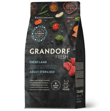 Grandorf Fresh – Fresh Lamb – Adult Sterilized Cat Food 2Kg - Zue For Pet Supplies Co.