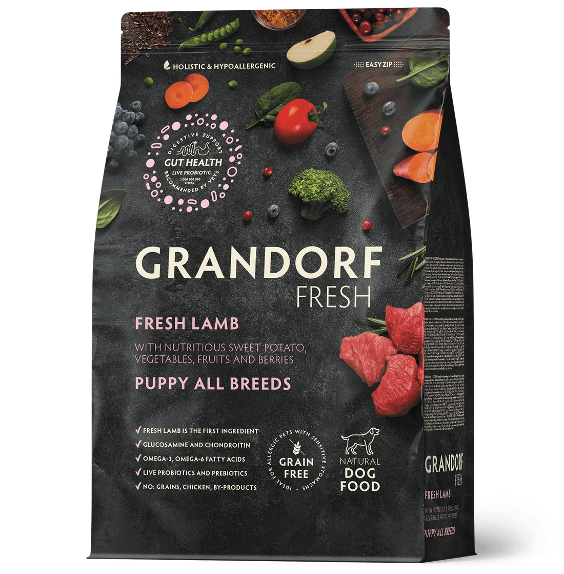 Grandorf Fresh – Fresh Lamb – Puppy All Breeds Dog Food 3Kg - Zue For Pet Supplies Co.