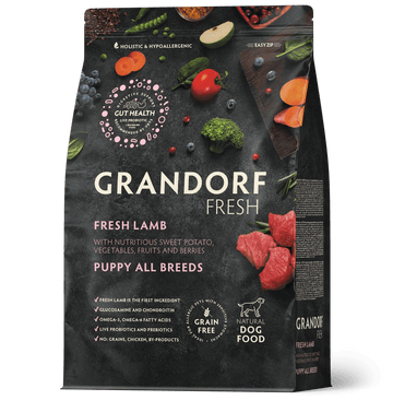 Grandorf Fresh – Fresh Lamb – Puppy All Breeds Dog Food 3Kg - Zue For Pet Supplies Co.