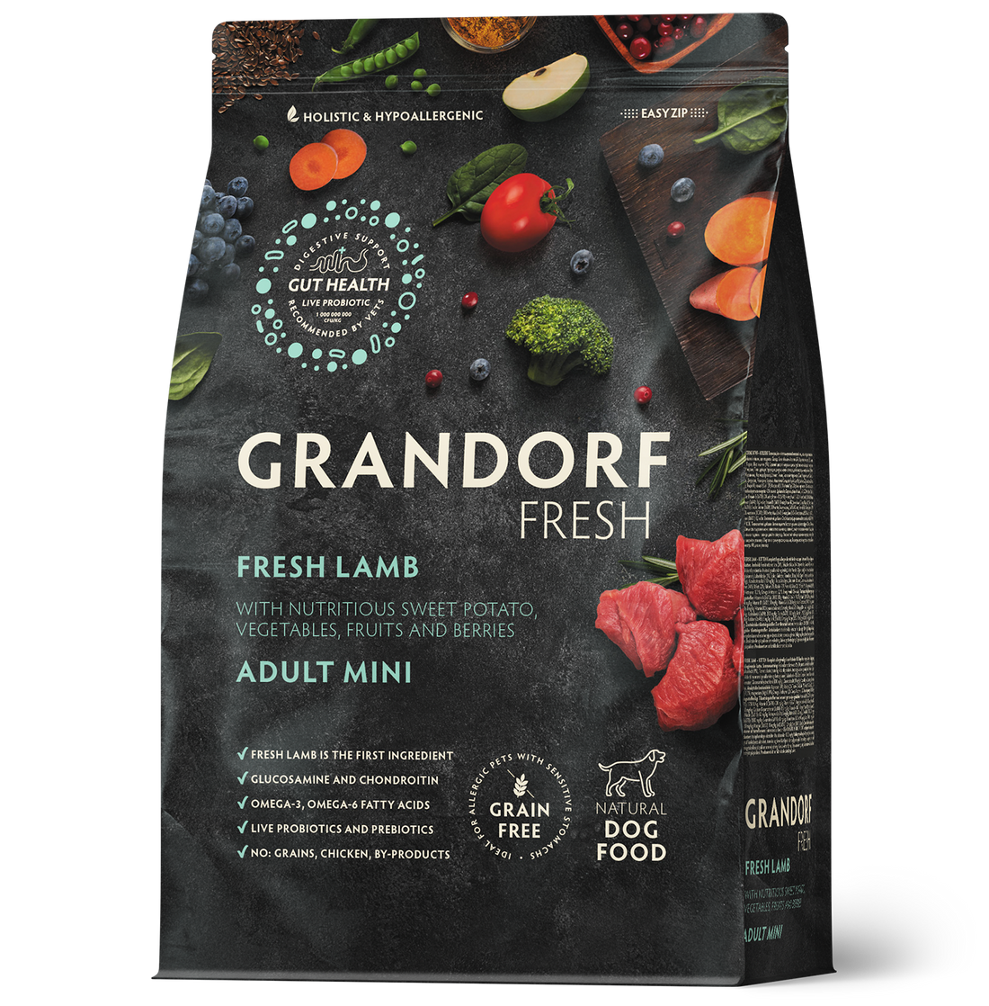 Grandorf Fresh – Fresh Lamb – Adult Mini Breeds Dog Food 3Kg - Zue For Pet Supplies Co.
