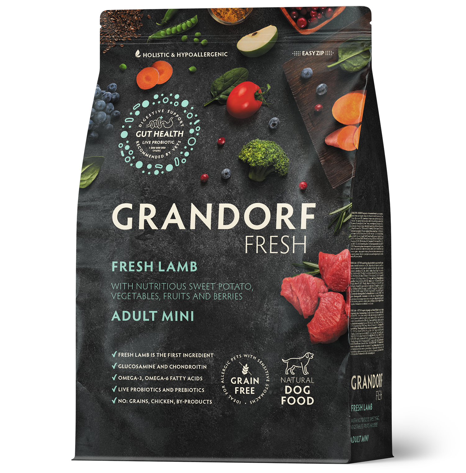 Grandorf Fresh – Fresh Lamb – Adult Mini Breeds Dog Food 3Kg - Zue For Pet Supplies Co.