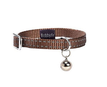 Croci Collar Cat Safe Brown - طوق كروسي آمن للقطط باللون البني - طوق للقطط - Zue For Pet Supplies Co.
