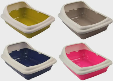 Croci Toilette With Border Birba - 56X39X21.5cm - تواليت كروسي بإطار بيربا - 56×39×21.5 سم - مستلزمات النظافة والعناية والرعاية - Zue For Pet Supplies Co.