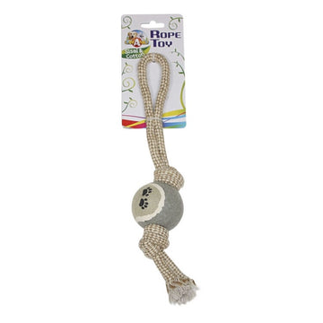 Croci Bone Eco W/Tennis Ball - كروسي بون إيكو مع كرة تنس - العاب الكلاب - Zue For Pet Supplies Co.