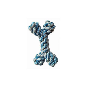 Croci Cotton Bone Pastel Blue - كروسي قطن بون باستيل أزرق - العاب الكلاب - Zue For Pet Supplies Co.