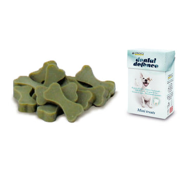 Croci Dental Defence Treat Green Tea - 35g - علاج الدفاع عن الأسنان بالشاي الأخضر من كروسي - 35 جم - مكافأت الحيوانات الأليفة - Zue For Pet Supplies Co.