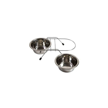 Farm Company STELLA stainless steel bowl - stand - cm 13,5 0,55 Lt - اكسسوارات الحيوانات الأليفة - Zue For Pet Supplies Co.