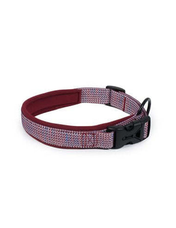 Farm Company Nylon Deluxe Collar Burgundy - 15mmx30 35 cm - طوق الكلاب - Zue For Pet Supplies Co.