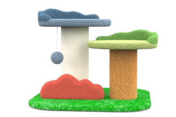 Ferribiella MARIO WORLD MEDIUM SCRATCHING POST 40X40X47CM - Zue For Pet Supplies Co.