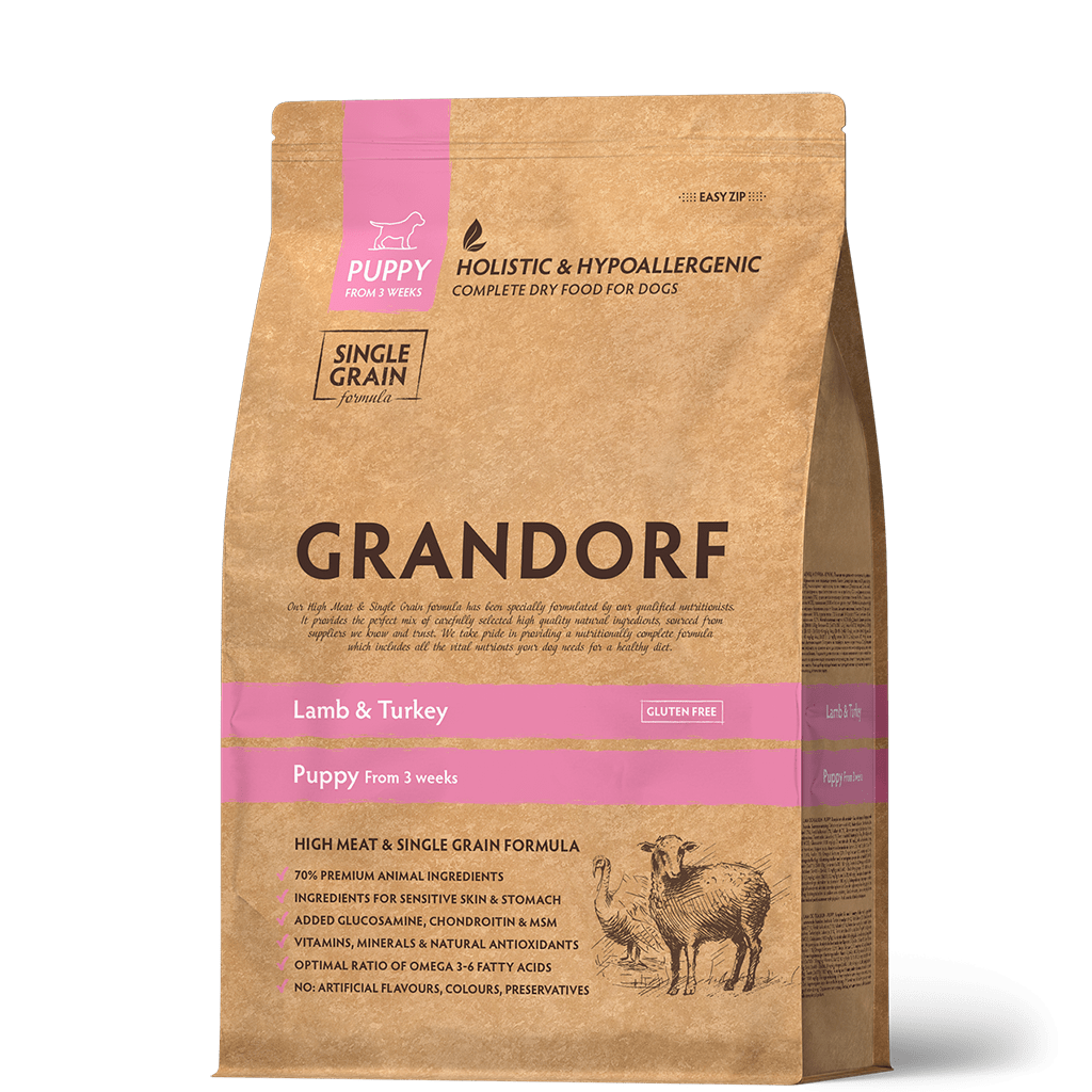 Grandorf Lamb & Turkey  -  Puppy 3kg - طعام الكلاب - Zue For Pet Supplies Co.