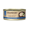 Grandorf Chicken Breast & Seabass - 70g Pack of 6 - طعام معلب للقطط - Zue For Pet Supplies Co.