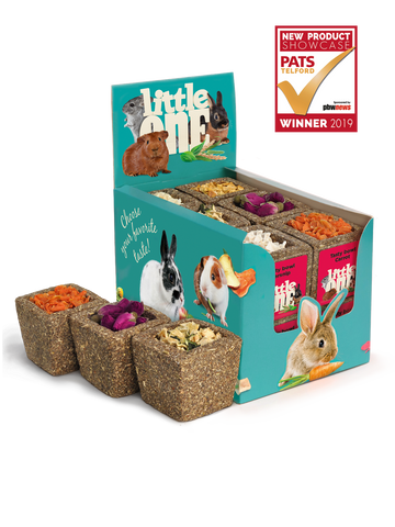 Little One Bowl from meadow grass with filling, assorted (parsnip, zucchini, carrot, apple, rose buds, pumpkin) 65gm - طعام للحيوانات الصغيرة - Zue For Pet Supplies Co.