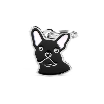 MyFamily ID TAG BLACK FRENCH BULLDOG - ميدالية التعريف - Zue For Pet Supplies Co.