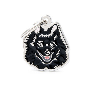 MyFamily ID TAG BLACK ITALIAN SPITZ - ميدالية التعريف - Zue For Pet Supplies Co.
