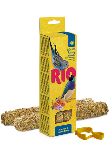 RIO Sticks for budgies and exotic birds with honey 2x40gm - طعام الطيور - Zue For Pet Supplies Co.