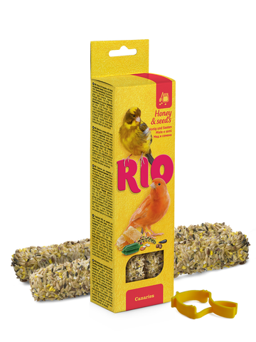 RIO Sticks for canaries with honey and healthy seeds 2x40gm - طعام الطيور - Zue For Pet Supplies Co.