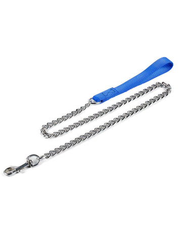 Farm Company Chain leash with nylon handle - Blue 3.5 x 120 cm - Zue For Pet Supplies Co.