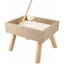 Flamingo Scandi Bed Beige - اكسسوارات القطط - Zue For Pet Supplies Co.