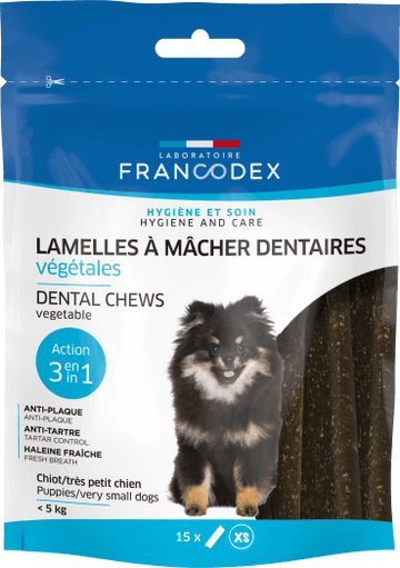 Francodex Veggy Chews Puppy XSmall Dog - مكافأت الحيوانات الأليفة - Zue For Pet Supplies Co.