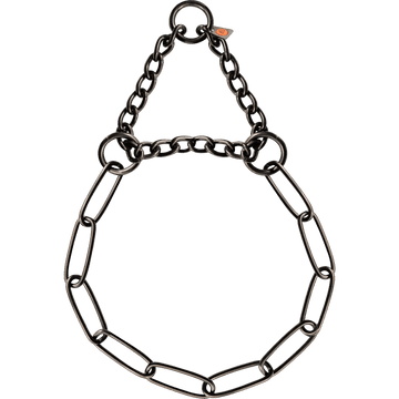 Herm Sprenger Collar with Limited Traction - Stainless Steel Black 3.0mm 50cm / 20" - طوق للكلاب - Zue For Pet Supplies Co.
