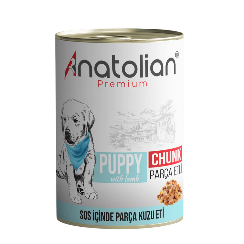 Anatolian - Lamb - Premium Dog Food For Puppies chunk 400grm-	طعام الكلاب - Zue For Pet Supplies Co.