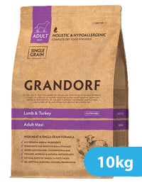 Grandorf Lamb & Turkey - Adult Maxi Breeds Dog 10kg - طعام الكلاب - Zue For Pet Supplies Co.