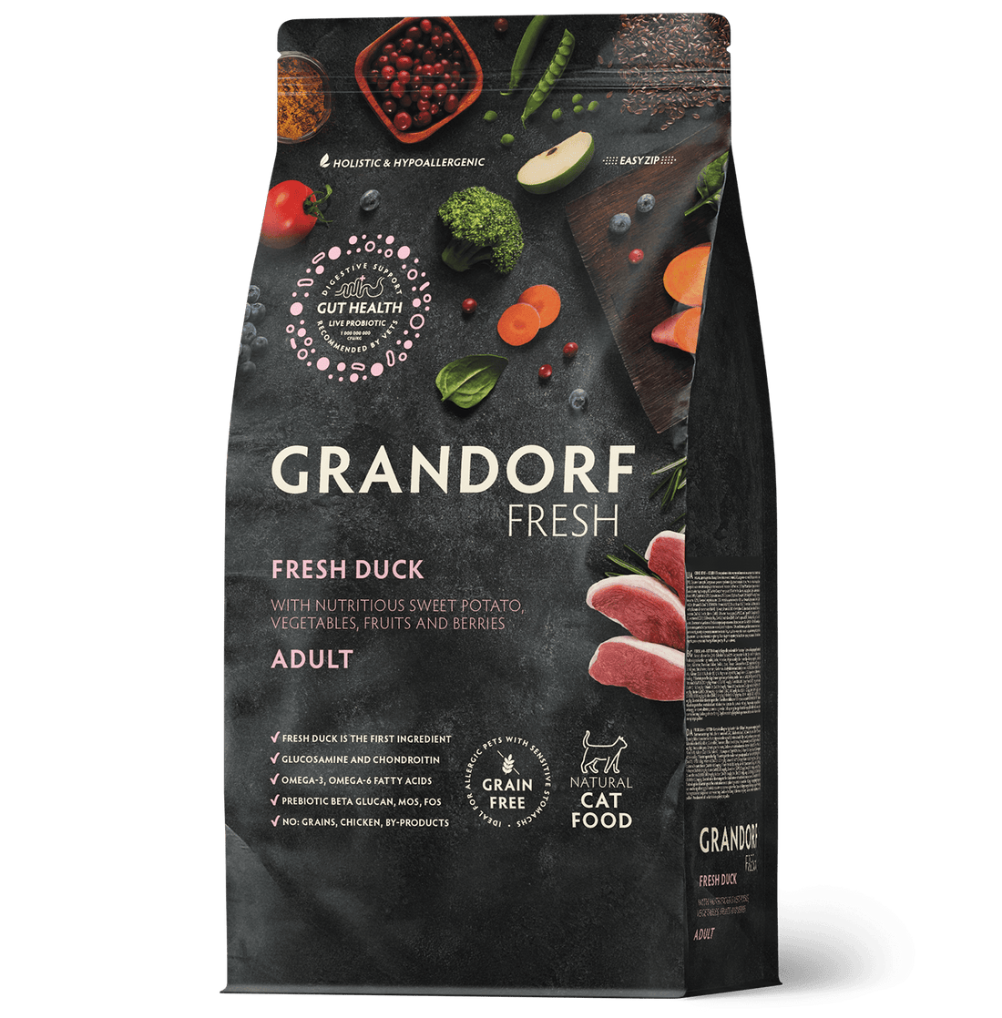 Grandorf Fresh – Fresh Duck – Adult Cat Food 2Kg - Zue For Pet Supplies Co.