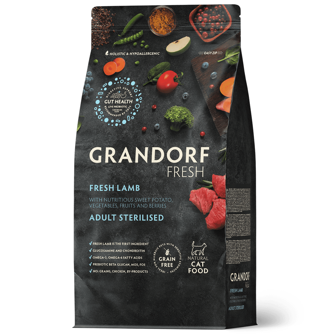Grandorf Fresh – Fresh Lamb – Adult Sterilized Cat Food 2Kg - Zue For Pet Supplies Co.