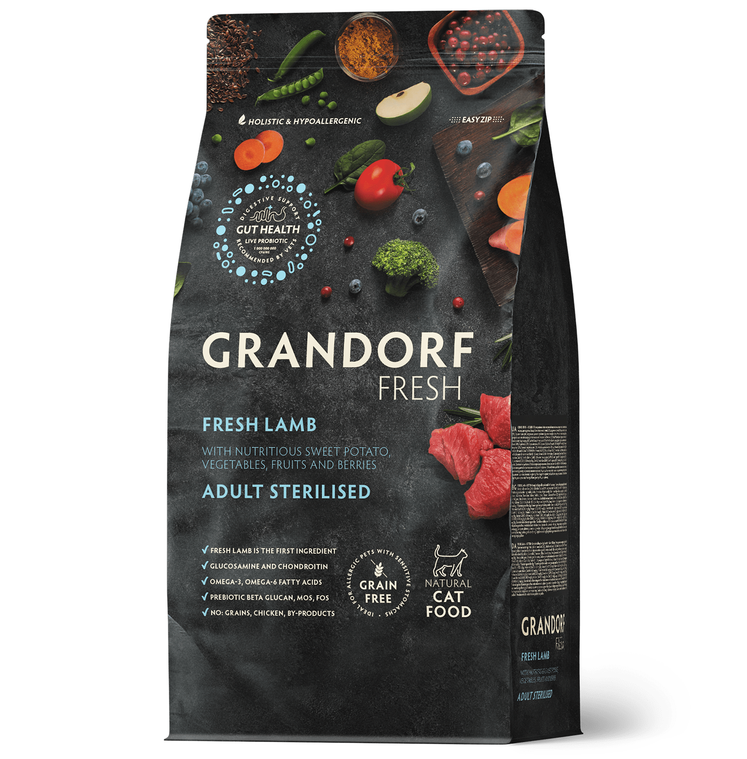 Grandorf Fresh – Fresh Lamb – Adult Sterilized Cat Food 2Kg - Zue For Pet Supplies Co.
