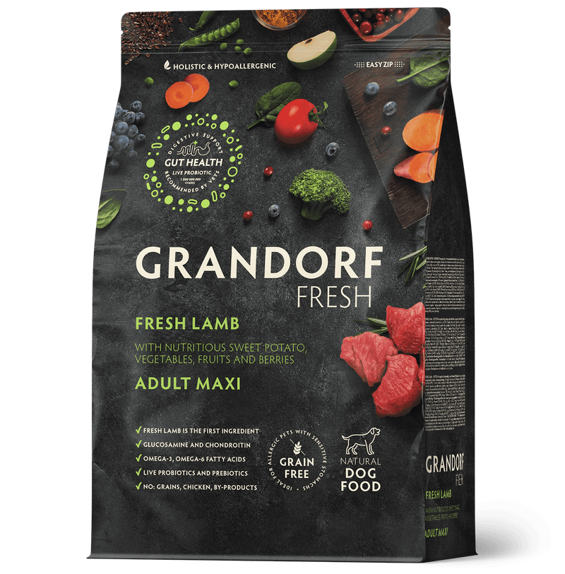 Grandorf Fresh – Fresh Lamb – Adult Maxi Breeds Dog Food 10Kg - Zue For Pet Supplies Co.