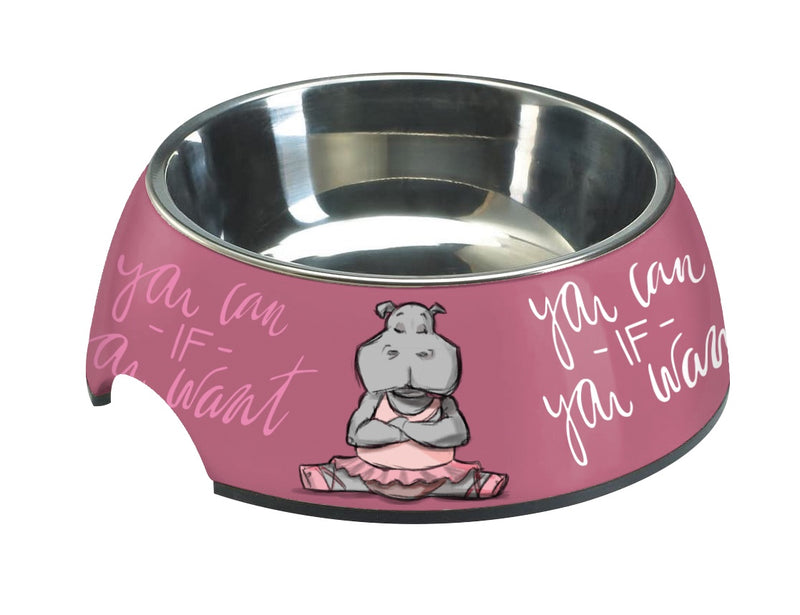 Croci Bowl Melamine Hippo - 800ML - وعاء كروسي ميلامين هيبو - 800 مل - اكسسوارات الحيوانات الأليفة - Zue For Pet Supplies Co.