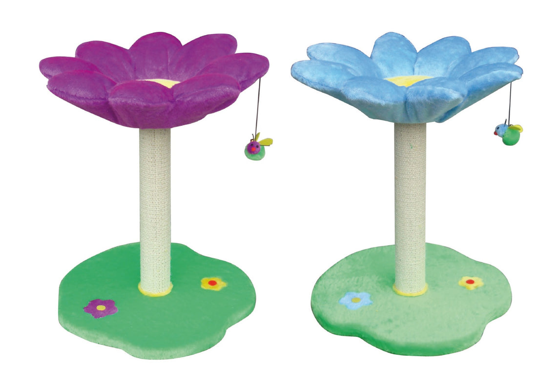 Croci Cat Screaper Flowers Daisy Ass. - 45x45x59 cm  - اكسسوارات القطط - Zue For Pet Supplies Co.