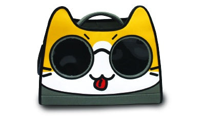 Croci Carrier Catmania Tomodachi Yellow 40X20X36cm - صندوق نقل للحيوانات - Zue For Pet Supplies Co.