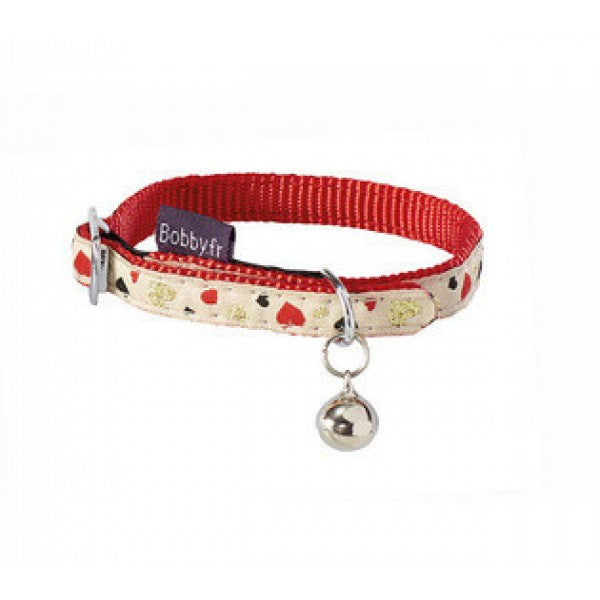 Croci Collar Cat Lovely Red - طوق كروسي للقطط باللون الأحمر الجميل - طوق للقطط - Zue For Pet Supplies Co.