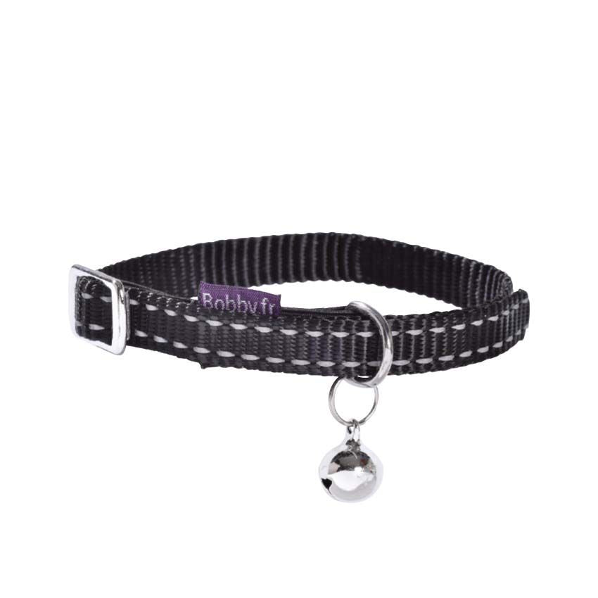 Croci Collar Cat Safe  Black - طوق كروسي آمن للقطط باللون الأسود - طوق للقطط - Zue For Pet Supplies Co.