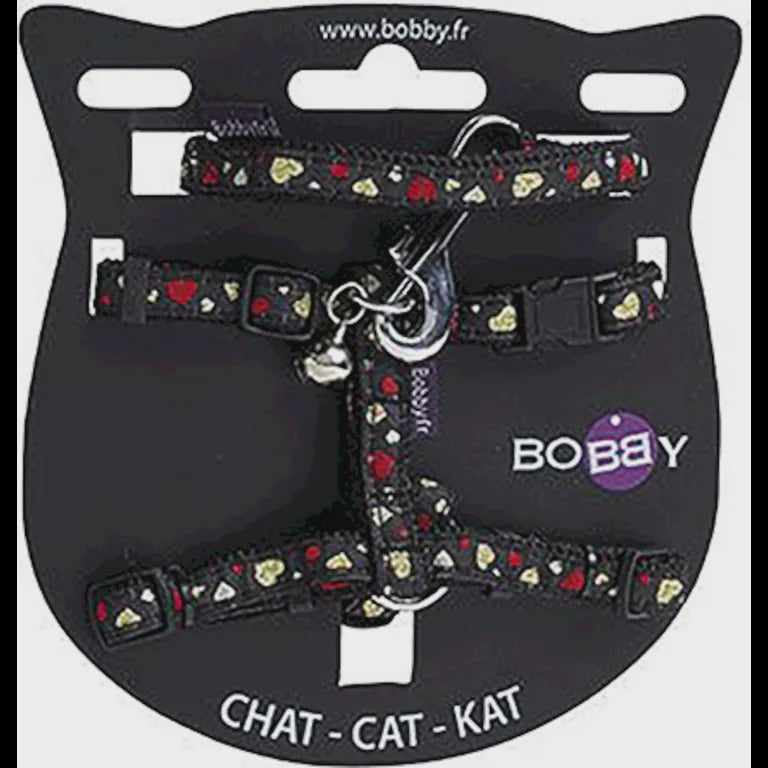 Croci Parure H/L Cat Lovely - XS Red - كروسي بارور H/L كات لافلي - XS أحمر - رباط تحكم للقطط - Zue For Pet Supplies Co.