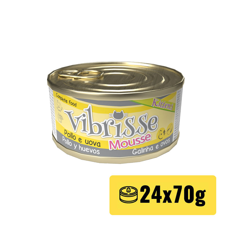 Croci VIBRISSE KITTENS CAT TUNA AND EGGS 70g - فيبريس للقطط الصغيرة بالتونة والبيض 70 جرام - طعام رطب للقطط - Zue For Pet Supplies Co.