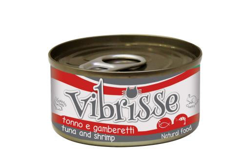 Croci Vibrisse Tuna W/Shrimps Cat - 70g - كروسي فيبريس تونا مع جمبري - 70 جم - طعام رطب للقطط - Zue For Pet Supplies Co.