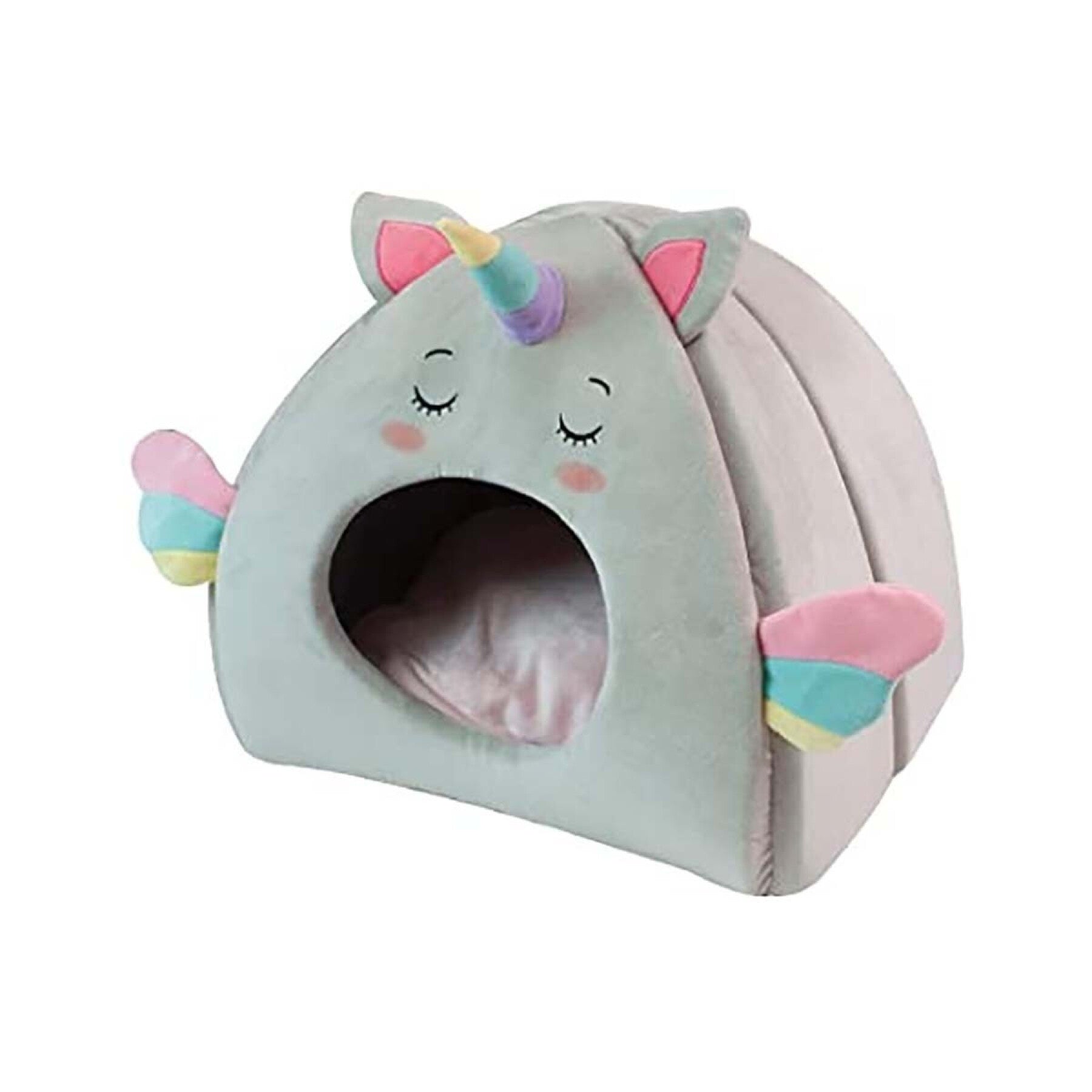 Croci Fluffy Unicorn House - منزل كروسي رقيق يونيكورن - اكسسوارات الكلاب - Zue For Pet Supplies Co.