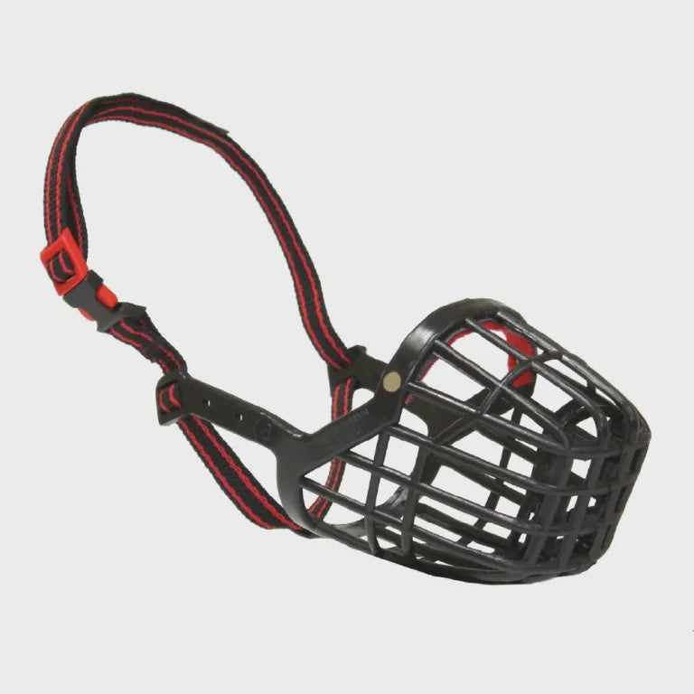 Croci Muzzle Lupo Black - Size 7 - كمامة كروسي لوبو اسود - مقاس 7 - اكسسوارات الكلاب - Zue For Pet Supplies Co.