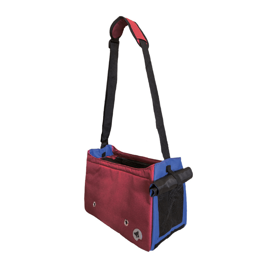 Croci Bag Megan Boredeaux/Bl - 40X20X27cm - صندوق نقل للحيوانات - Zue For Pet Supplies Co.