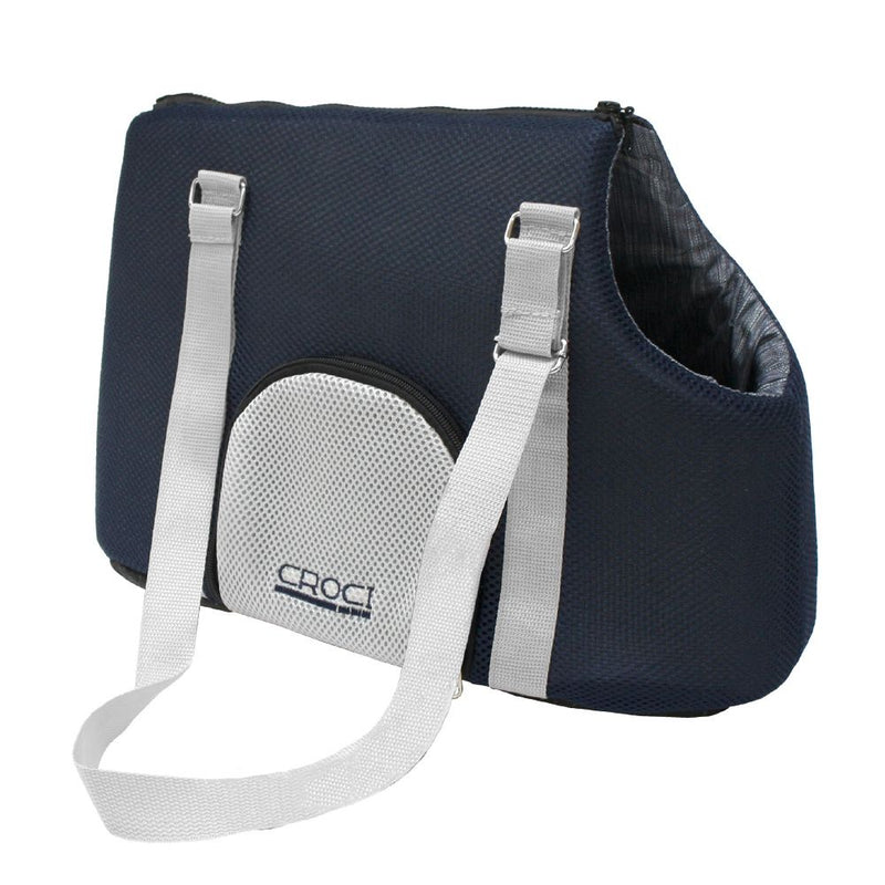 Croci Bag Odette Blue/Grey - 40X20X30cm - صندوق نقل للحيوانات - Zue For Pet Supplies Co.
