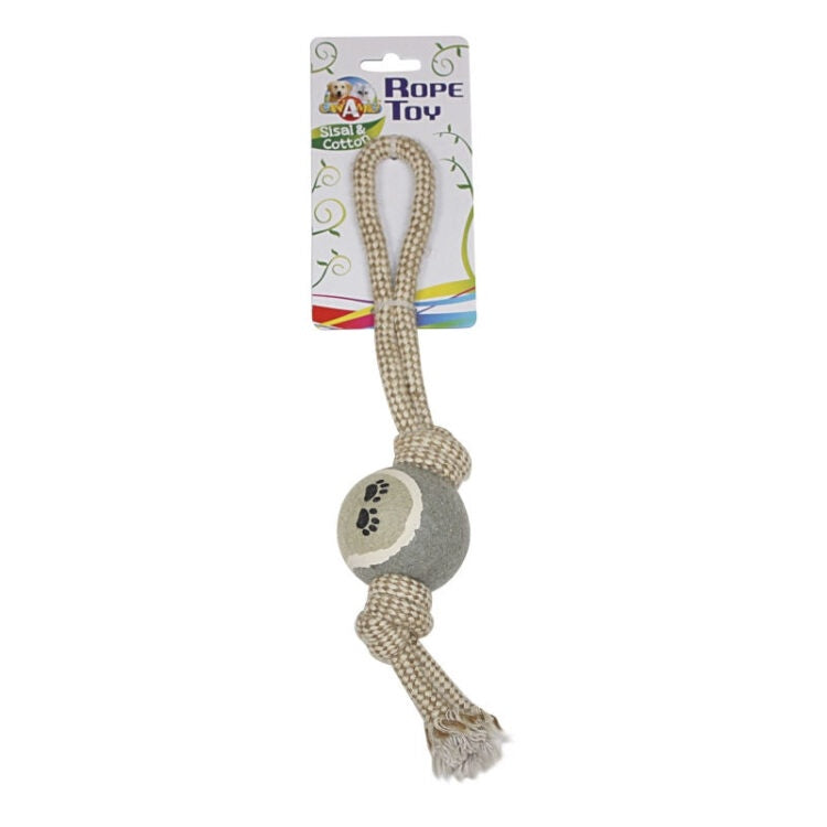 Croci Bone Eco W/Tennis Ball  - كروسي بون إيكو مع كرة تنس - العاب الكلاب - Zue For Pet Supplies Co.
