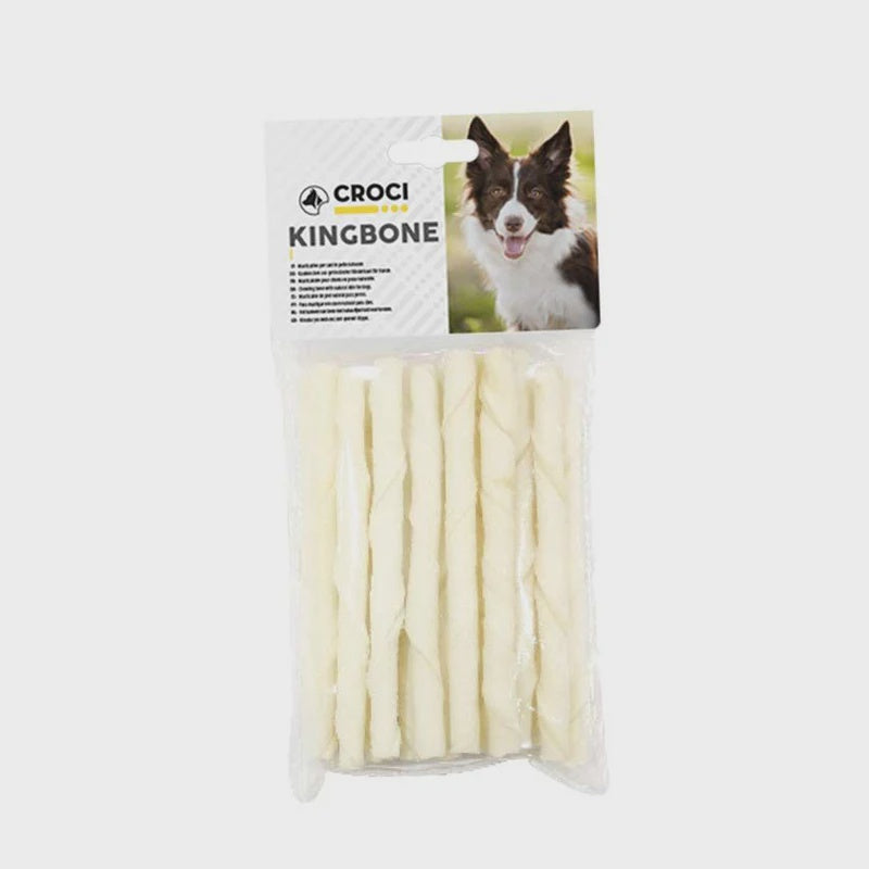 Croci K.Bone White Twisted Stick  20PCS - كروسي ك.بون عصا ملتوية بيضاء 20 قطعة - مكافأت الحيوانات الأليفة - Zue For Pet Supplies Co.