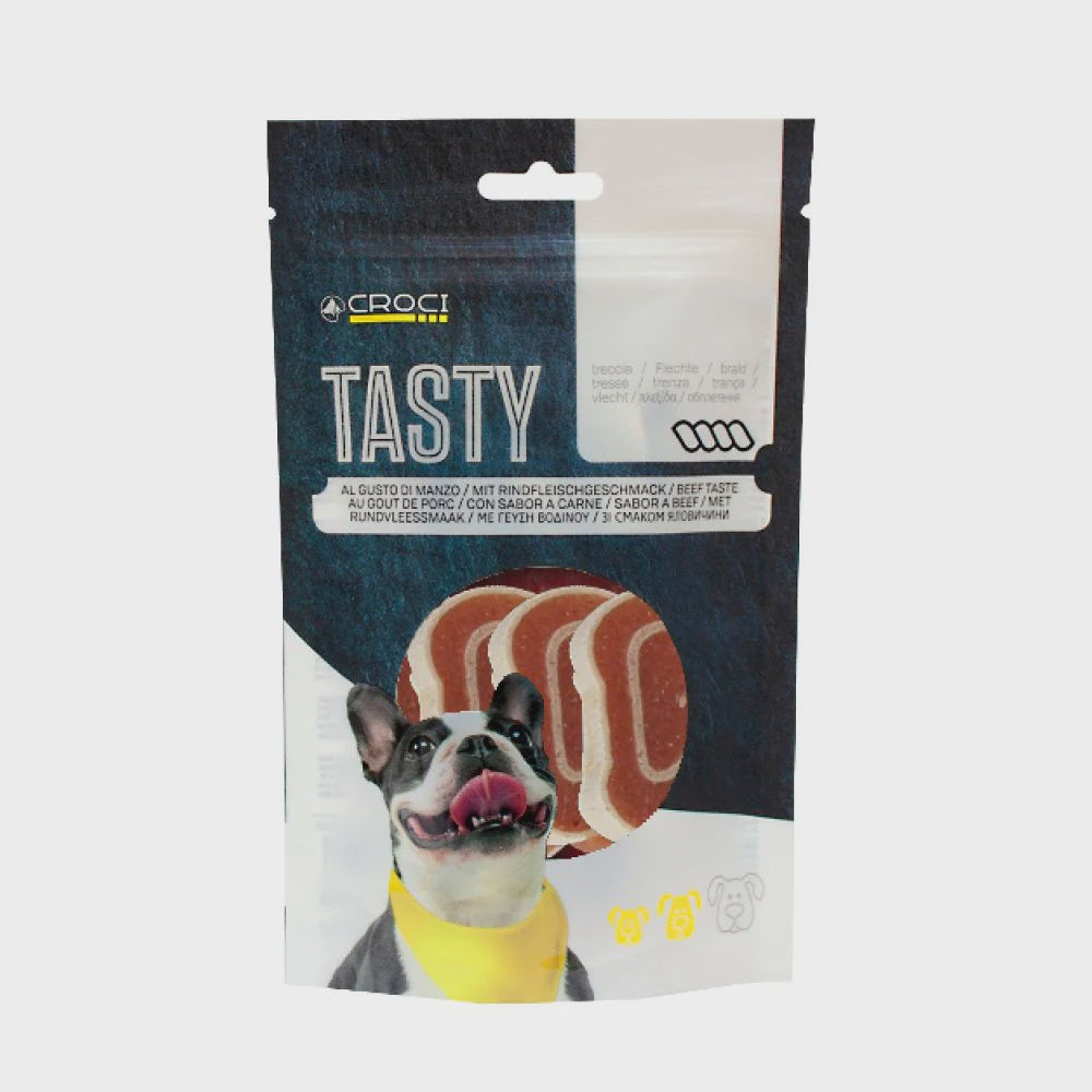 Croci Tasty Chicken & Cod Rolls - 80g - لفائف الدجاج وسمك القد اللذيذة من كروسي - 80 جم - مكافأت الحيوانات الأليفة - Zue For Pet Supplies Co.
