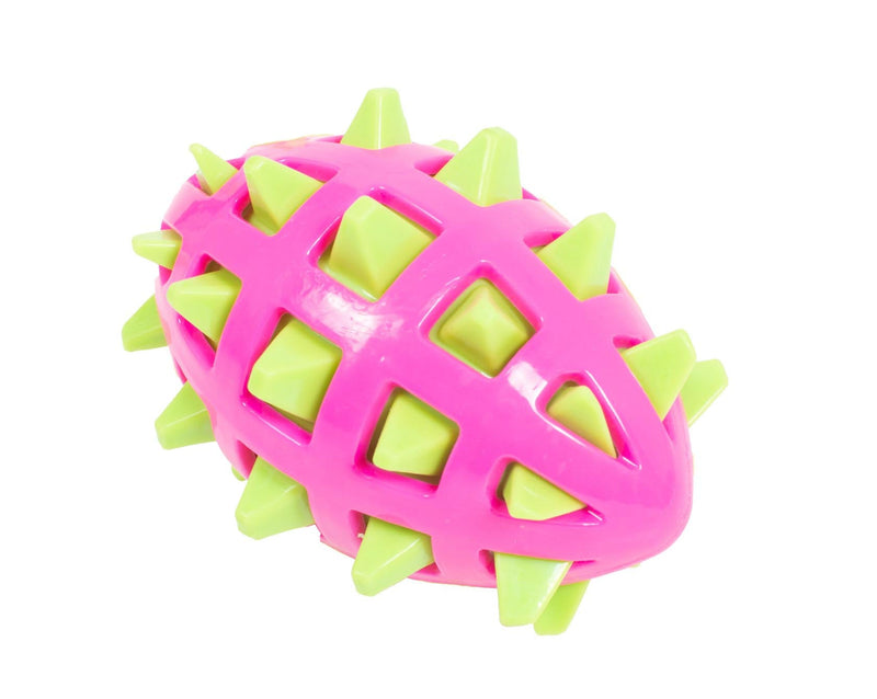 Farm Company Bite Toy Spiky Rugby ball with squeaker - 15 cm - مستلزمات الحيوانات الأليفة - Zue For Pet Supplies Co.