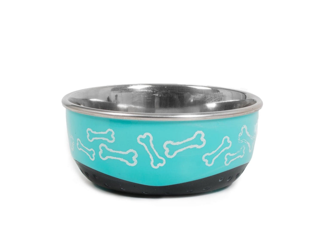 Farm Company Curvy antiskid bowl 2 assorted colours - S 470 ml - اكسسوارات الحيوانات الأليفة - Zue For Pet Supplies Co.
